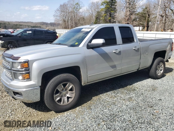 2015 Chevrolet Silverado 1500 LT with VIN 1GCRCREH9FZ180892, listed as a Copart auction lot 47657095 with 164,936 mi miles and Salvage Title. Bid and sale history available at carsss.com. Image 1.