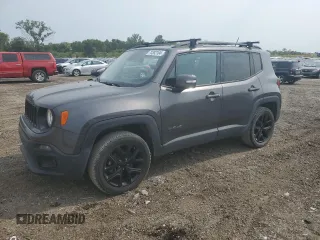 2017 Jeep Renegade Altitude with VIN ZACCJBBHXHPF20561, listed as a Copart auction lot 70382104 with 130,546 mi miles and Salvage title. Bid and sale history available at DreamBid. Image 1.