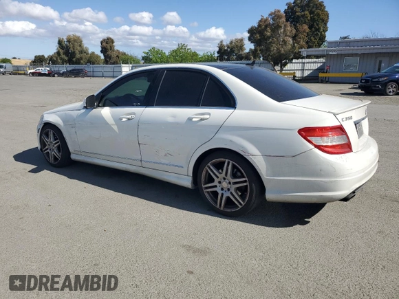 2009 Mercedes-Benz C 350 Sport with VIN WDDGF56X59F298740, listed as a Copart auction lot 56873315 with 153,831 mi miles and Salvage title. Bid and sale history available at DreamBid. Image 2.