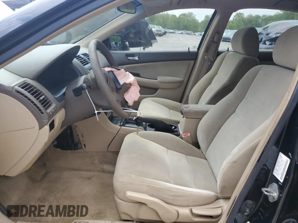 2006 Honda Accord LX SE с VIN 1HGCM56386A113280, выставлен на аукционе Copart как лот 56415405 с пробегом 265 054 миль миль и Списание • Salvage title. История ставок и продаж доступна на DreamBid. Изображение 7.