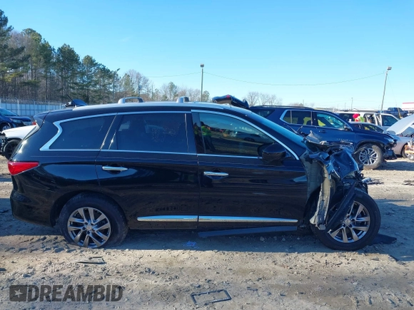 2015 Infiniti QX60 with VIN 5N1AL0MN6FC544720, listed as a IAAI auction lot 41335980 with Not Provided miles. Bid and sale history available at carsss.com. Image 13.