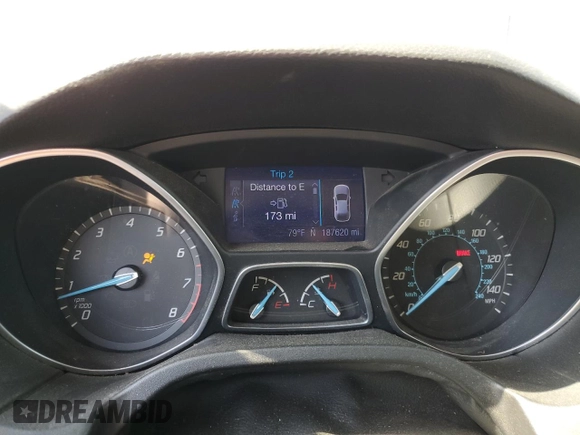 2013 Ford Focus SE with VIN 1FADP3K25DL259722, listed as a Copart auction lot 54286245 with 187,620 mi miles and Salvage Title. Bid and sale history available at DreamBid. Image 9.
