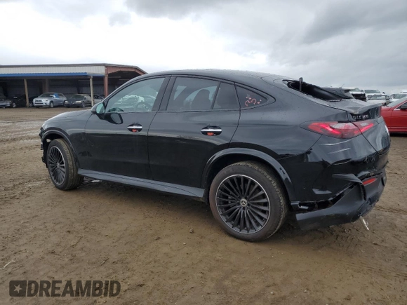 2024 Mercedes-Benz GLC with VIN W1NKJ4HB4RF165748, listed as a Copart auction lot 43227445 with 12,379 mi miles and Salvage Title. Bid and sale history available at carsss.com. Image 2.