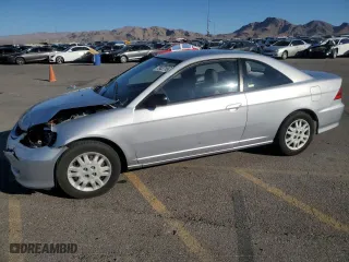 2004 Honda Civic LX with VIN 1HGEM21584L025511, listed as a Copart auction lot 73437184 with 155,461 mi miles and Salvage Title. Bid and sale history available at carsss.com. Image 1.