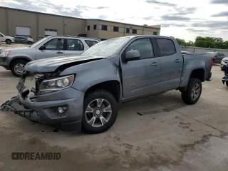 2019 Chevrolet Colorado 2WD Z71 with VIN 1GCGSDENXK1187023, listed as a Copart auction lot 55303665 with 52,297 mi miles and Salvage title. Bid and sale history available at DreamBid. Image 1.