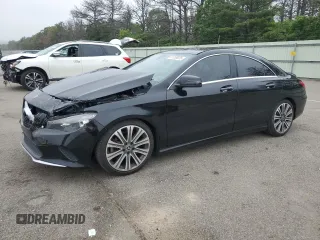 2018 Mercedes-Benz CLA 250 with VIN WDDSJ4GBXJN583756, listed as a Copart auction lot 61269825 with 67,389 mi miles and Salvage title. Bid and sale history available at DreamBid. Image 1.