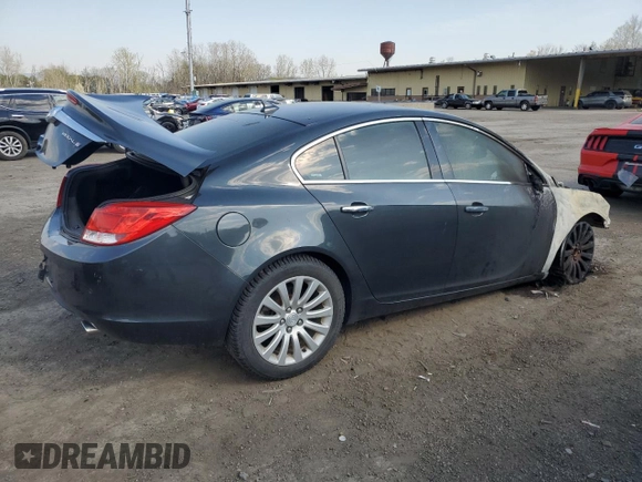 2013 Buick Regal Turbo Premium 2 with VIN 2G4GT5GV5D9201517, listed as a Copart auction lot 54564145 with Not Provided miles and Salvage Title. Bid and sale history available at DreamBid. Image 3.