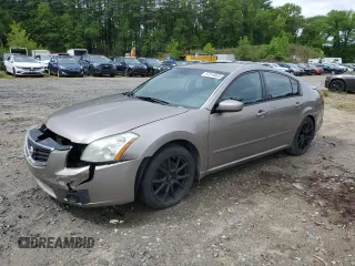 2008 Nissan Maxima SE z VIN 1N4BA41E98C825655, wystawiony jako Copart lot #57314805 z przebiegiem 189 426 mil mil oraz Czysty tytuł • Clean title. Historia ofert i sprzedaży dostępna na DreamBid. Obrazek 1.