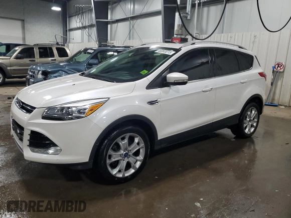 2016 Ford Escape Titanium with VIN 1FMCU9J99GUB20719, listed as a Copart auction lot 46063015 with 85,887 mi miles and Salvage Title. Bid and sale history available at carsss.com. Image 1.