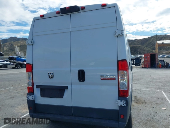 2017 Ram ProMaster Cargo with VIN 3C6TRVBG3HE516650, listed as a IAAI auction lot 41607687 with 158,920 mi miles and . Bid and sale history available at carsss.com. Image 16.