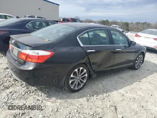 2014 Honda Accord Sport with VIN 1HGCR2F55EA271091, listed as a Copart auction lot 44629425 with 133,161 mi miles and Salvage Title. Bid and sale history available at DreamBid. Image 3.