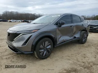2023 Nissan ARIYA Premiere z VIN JN1BF0BA8PM411746, wystawiony jako Copart lot #45019595 z przebiegiem 12 837 mil mil oraz Szkoda całkowita • Salvage title. Historia ofert i sprzedaży dostępna na DreamBid. Obrazek 1.