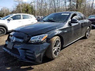 2020 Mercedes-Benz C 43 AMG with VIN 55SWF6EB1LU324911, listed as a Copart auction lot 50331665 with 46,647 mi miles and Clean Title. Bid and sale history available at carsss.com. Image 1.