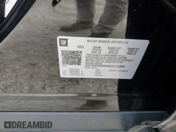 2021 Cadillac XT6 Sport z VIN 1GYKPGRSXMZ174395, wystawiony jako Copart lot #48786443 z przebiegiem 41 846 mil mil oraz . Historia ofert i sprzedaży dostępna na DreamBid. Obrazek 13.