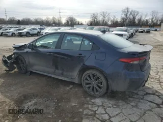 2024 Toyota Corolla XSE with VIN 5YFT4MCE7RP208217, listed as a Copart auction lot 45318595 with 23,133 mi miles and Salvage Title. Bid and sale history available at carsss.com. Image 2.