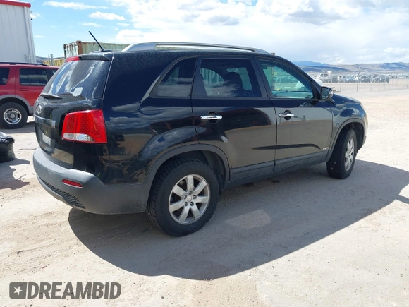 2011 Kia Sorento LX with VIN 5XYKTDA13BG003955, listed as a IAAI auction lot 42149296 with 192,519 mi miles. Bid and sale history available at carsss.com. Image 4.