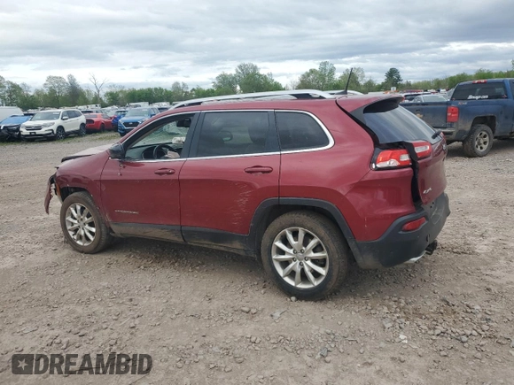 2017 Jeep Cherokee Limited z VIN 1C4PJMDS5HW515566, wystawiony jako Copart lot #56894535 z przebiegiem 179 776 mil mil oraz Szkoda całkowita • Salvage title. Historia ofert i sprzedaży dostępna na DreamBid. Obrazek 2.