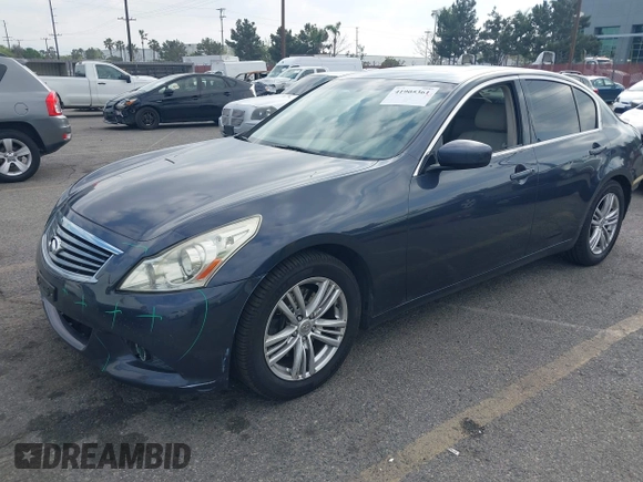 2011 Infiniti G25 Journey with VIN JN1DV6AP1BM830275, listed as a IAAI auction lot 41905361 with 153,169 mi miles. Bid and sale history available at carsss.com. Image 2.