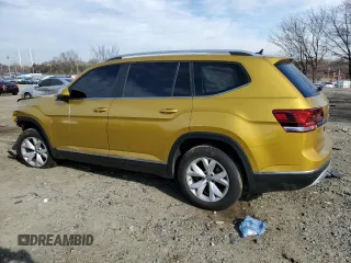 2018 Volkswagen Atlas 3.6L V6 SEL with VIN 1V2MR2CA0JC532919, listed as a Copart auction lot 46690885 with 90,197 mi miles and Salvage Title. Bid and sale history available at carsss.com. Image 2.