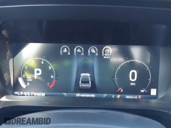 2024 Ford F-150 Raptor with VIN 1FTFW1RG0RFC21543, listed as a IAAI auction lot 41845627 with 11,808 mi miles and . Bid and sale history available at DreamBid. Image 7.