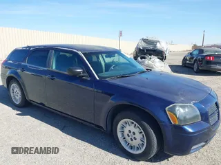 2005 Dodge Magnum z VIN 2D4FV48T35H513055, wystawiony jako IAAI lot #42323080 z przebiegiem 214 645 mil mil oraz . Historia ofert i sprzedaży dostępna na DreamBid. Obrazek 1.
