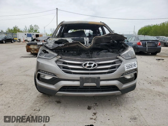 2017 Hyundai Santa Fe 2.4L z VIN 5NMZUDLB0HH042101, wystawiony jako Copart lot #55058145 z przebiegiem Nie podano mil oraz Szkoda całkowita • Salvage title. Historia ofert i sprzedaży dostępna na DreamBid. Obrazek 5.