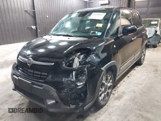 2014 FIAT 500L Trekking with VIN ZFBCFADHXEZ021414, listed as a IAAI auction lot 41596017 with 103,953 mi miles and . Bid and sale history available at DreamBid. Image 2.