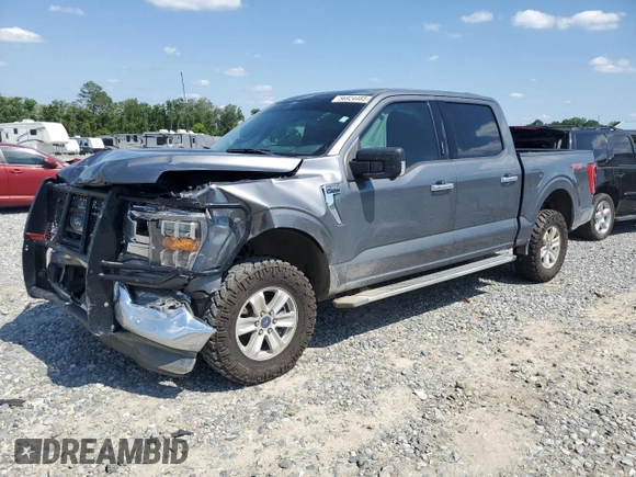 2022 Ford F-150 XL with VIN 1FTFW1E54NFA60192, listed as a Copart auction lot 56924485 with 101,403 mi miles and Salvage title. Bid and sale history available at DreamBid. Image 1.