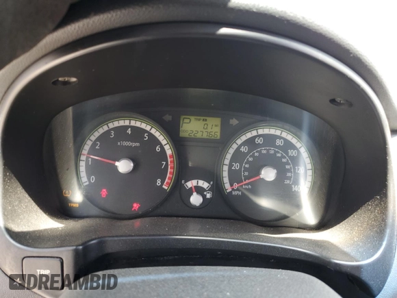 2009 Kia Rio LX with VIN KNADE223296539006, listed as a Copart auction lot 69229394 with 227,766 mi miles and Salvage Title. Bid and sale history available at DreamBid. Image 9.