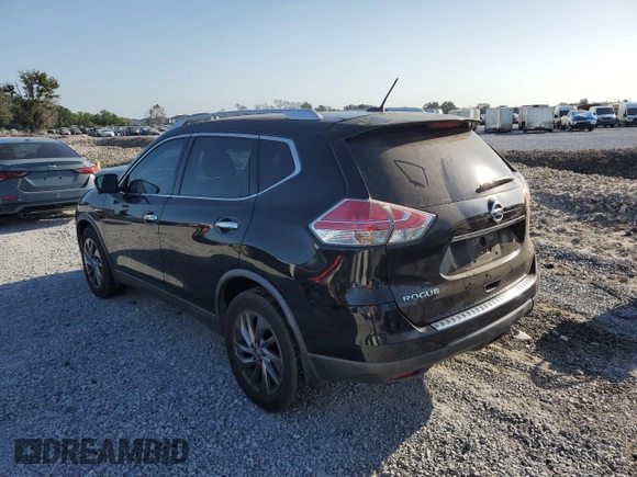 2016 Nissan Rogue S with VIN KNMAT2MT0GP678681, listed as a Copart auction lot 54616405 with 156,895 mi miles and Salvage Title. Bid and sale history available at carsss.com. Image 2.