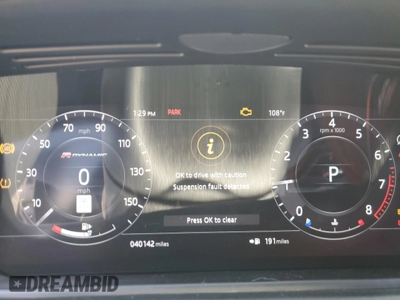 2019 Land Rover Range Rover Velar R-Dynamic SE with VIN SALYL2EX9KA213689, listed as a Copart auction lot 68856233 with 40,142 mi miles. Bid and sale history available at carsss.com. Image 9.