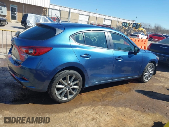 2018 Mazda 3 Touring with VIN 3MZBN1L36JM247119, listed as a IAAI auction lot 41724711 with 45,343 mi miles. Bid and sale history available at carsss.com. Image 14.