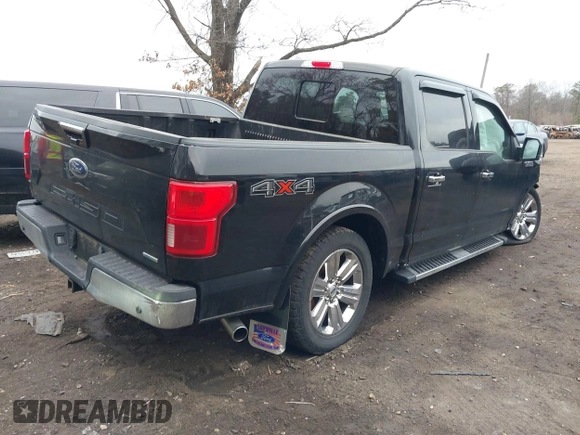 2018 Ford F-150 XL with VIN 1FTEW1EP8JFC58832, listed as a IAAI auction lot 41663026 with 134,760 mi miles. Bid and sale history available at carsss.com. Image 4.