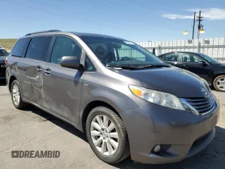 2017 Toyota Sienna with VIN 5TDDZ3DC0HS167688, listed as a Copart auction lot 52880065 with 109,104 mi miles and Salvage Title. Bid and sale history available at DreamBid. Image 4.
