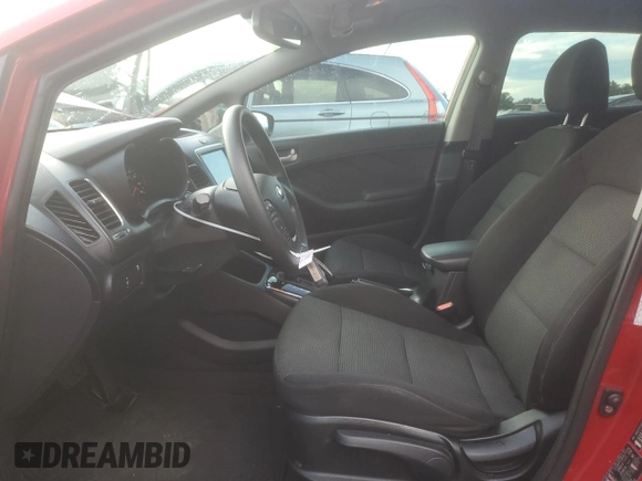2017 Kia Forte LX with VIN KNAFK5A81H5715449, listed as a Copart auction lot 72046204 with 66,997 mi miles and Salvage Title. Bid and sale history available at DreamBid. Image 7.