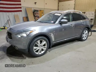 2013 Infiniti FX with VIN JN8CS1MW4DM174877, listed as a Copart auction lot 87809145 with 133,135 mi miles and Salvage Title. Bid and sale history available at carsss.com. Image 1.