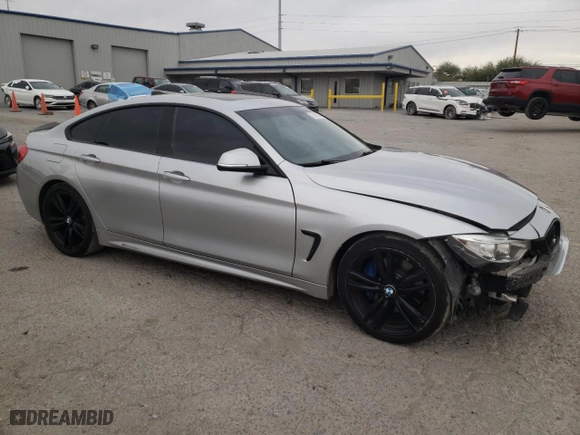 2016 BMW 4 Series 435i with VIN WBA4B1C51GG243226, listed as a Copart auction lot 79145514 with 107,845 mi miles and Salvage Title. Bid and sale history available at carsss.com. Image 4.