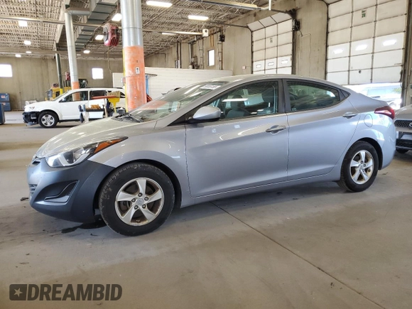 2015 Hyundai Elantra SE with VIN 5NPDH4AE7FH605768, listed as a Copart auction lot 56558155 with 132,937 mi miles and Clean Title. Bid and sale history available at DreamBid. Image 1.