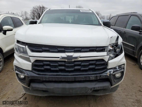 2021 Chevrolet Colorado 4WD LT with VIN 1GCHTCENXM1201386, listed as a Copart auction lot 85235634 with 69,483 mi miles and Salvage Title. Bid and sale history available at carsss.com. Image 5.