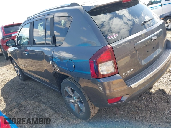 2016 Jeep Compass High Altitude Edition with VIN 1C4NJCEA3GD760934, listed as a IAAI auction lot 42028621 with 102,498 mi miles. Bid and sale history available at carsss.com. Image 3.