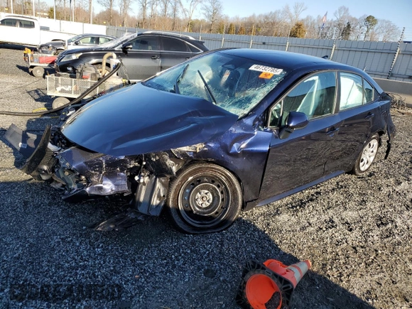 2025 Toyota Corolla LE with VIN 5YFB4MDE7SP255764, listed as a Copart auction lot 46732785 with 0 mi miles and Salvage Title. Bid and sale history available at carsss.com. Image 1.