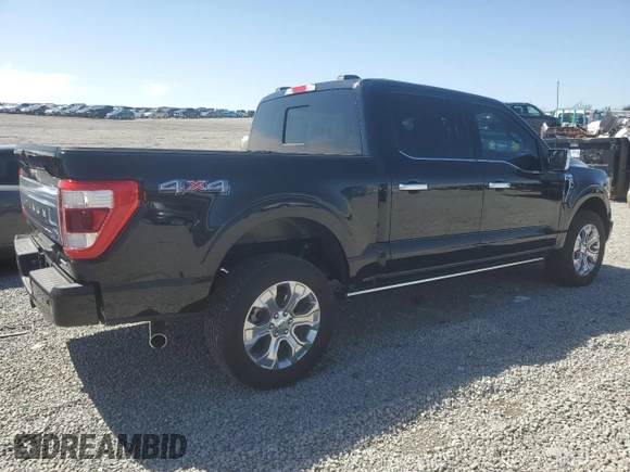 2023 Ford F-150 XL with VIN 1FTFW1E80PFC00462, listed as a Copart auction lot 50868535 with 23,119 mi miles and Salvage Title. Bid and sale history available at carsss.com. Image 3.