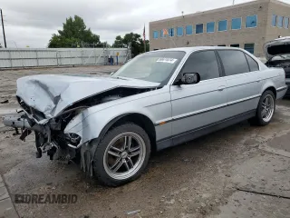 1997 BMW 7 Series 740il with VIN WBAGJ8323VDM00753, listed as a Copart auction lot 66674414 with 255,389 mi miles and Salvage Title. Bid and sale history available at carsss.com. Image 1.