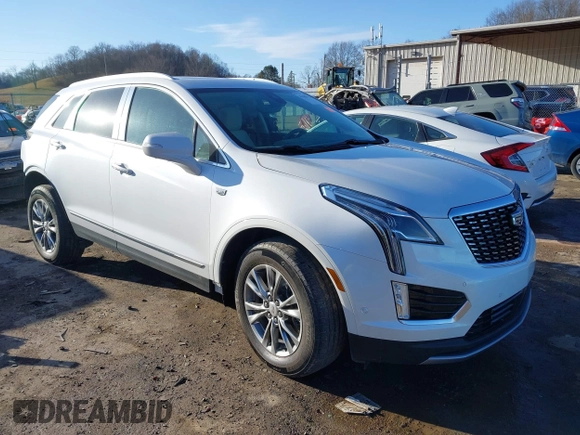 2021 Cadillac XT5 AWD Premium Luxury with VIN 1GYKNDRS9MZ149394, listed as a IAAI auction lot 41465952 with 32,292 mi miles. Bid and sale history available at carsss.com. Image 1.
