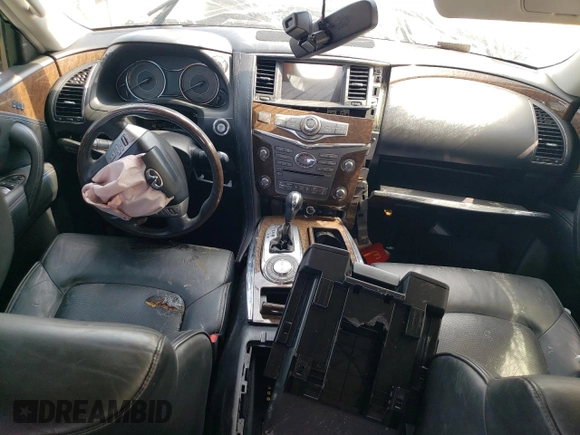 2016 Infiniti QX80 with VIN JN8AZ2NF8G9611780, listed as a Copart auction lot 69454704 with 0 mi miles and Non Repairable. Bid and sale history available at carsss.com. Image 8.