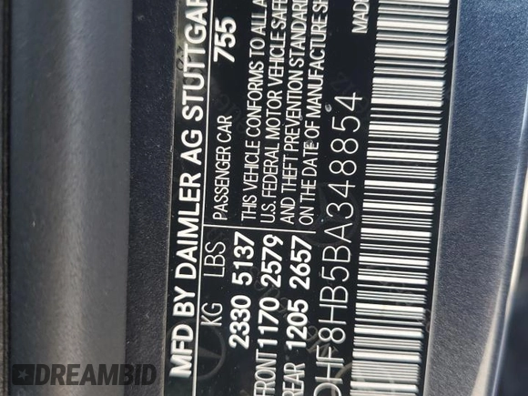 2011 Mercedes-Benz E 350 Luxury z VIN WDDHF8HB5BA348854, wystawiony jako Copart lot #52397265 z przebiegiem 102 908 mil mil oraz Szkoda całkowita • Salvage title. Historia ofert i sprzedaży dostępna na DreamBid. Obrazek 14.