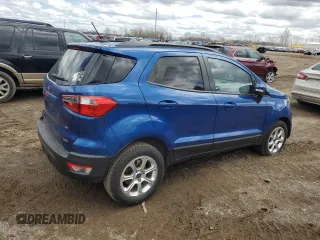 2018 Ford EcoSport SE with VIN MAJ3P1TE6JC173310, listed as a Copart auction lot 53085345 with 59,233 mi miles and Clean Title. Bid and sale history available at carsss.com. Image 3.