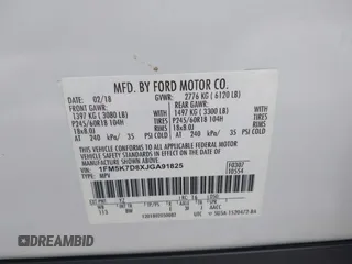 2018 Ford Explorer XLT z VIN 1FM5K7D8XJGA91825, wystawiony jako IAAI lot #42387991 z przebiegiem Nie podano mil oraz . Historia ofert i sprzedaży dostępna na DreamBid. Obrazek 9.