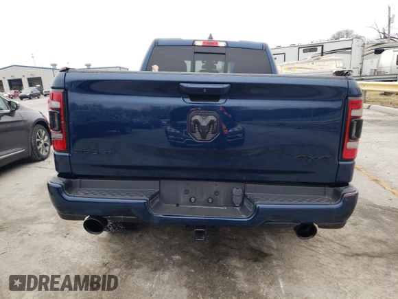 2019 Ram 1500 Rebel z VIN 1C6SRFET5KN870103, wystawiony jako Copart lot #43571475 z przebiegiem 48 153 mil mil oraz Szkoda całkowita • Salvage title. Historia ofert i sprzedaży dostępna na DreamBid. Obrazek 6.