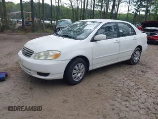 2003 Toyota Corolla CE with VIN JTDBR32EX30046514, listed as a IAAI auction lot 42013470 with 209,504 mi miles and . Bid and sale history available at DreamBid. Image 17.